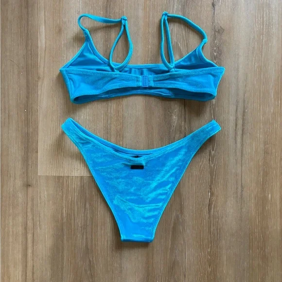 Triangl Swimwear Turquoise Bikini Set - Picture 2 of 3